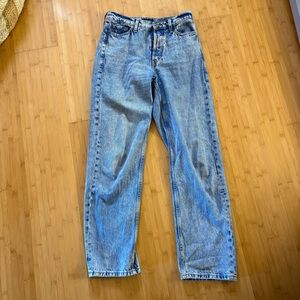 Banana Republic Mid Rise Loose Stovepipe LightWash size 26 jeans